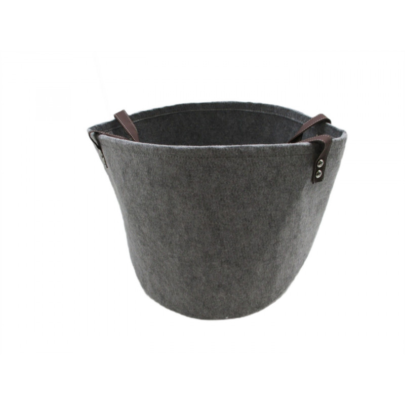 2 Paniers de rangement en feutre portable h27 Ø29