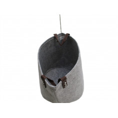 2 Paniers de rangement en feutre portable h27 Ø29