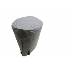 2 Paniers de rangement en feutre portable h27 Ø29