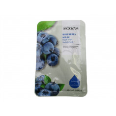 4 Masques visage - myrtilles