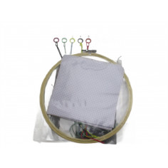 kit de broderie tambour 20cm