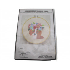 kit de broderie tambour 20cm
