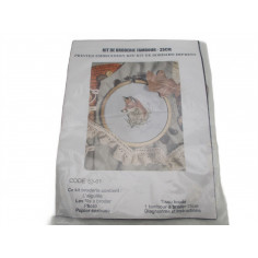 kit de broderie tambour 25cm