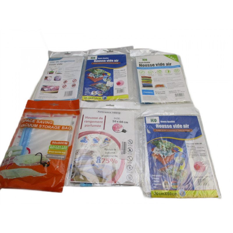 6 Housses de vide d air
