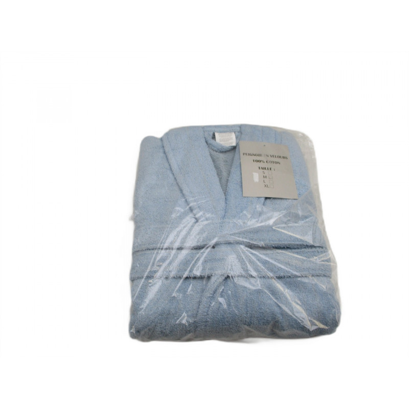 Peignoir velour 100% coton taille m