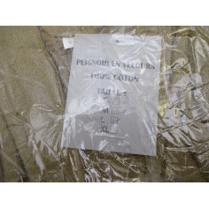 Peignoir velour 100% coton taille L