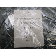 Peignoir velour 100% coton taille L