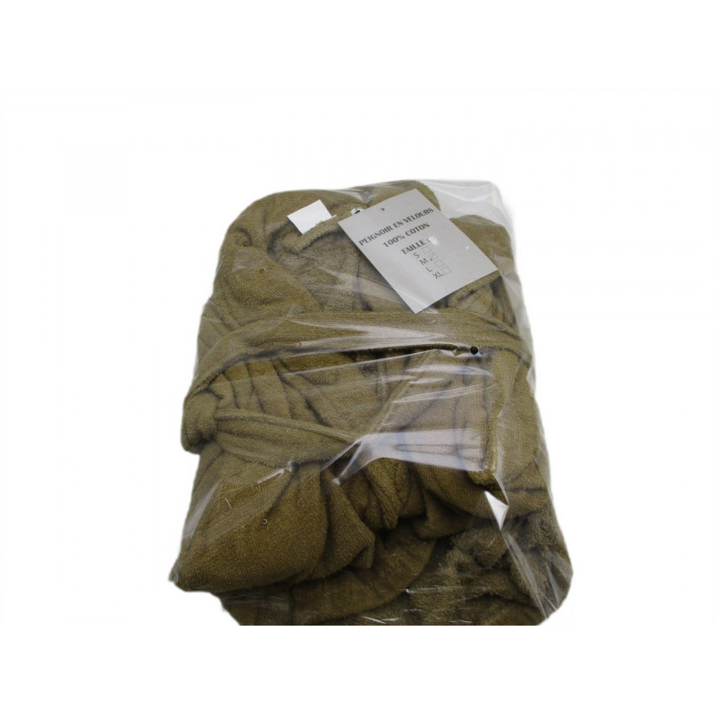Peignoir velour 100% coton taille M