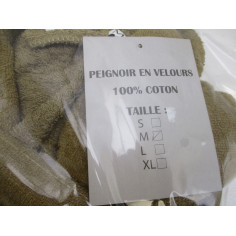 Peignoir velour 100% coton taille M