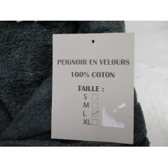 Peignoir velour 100% coton taille L