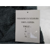 Peignoir velour 100% coton taille L
