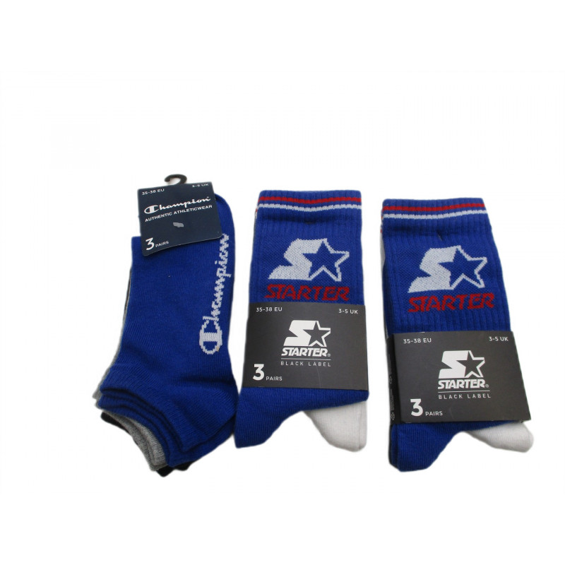 3 Pack de 3 paires de chaussettes 35-38