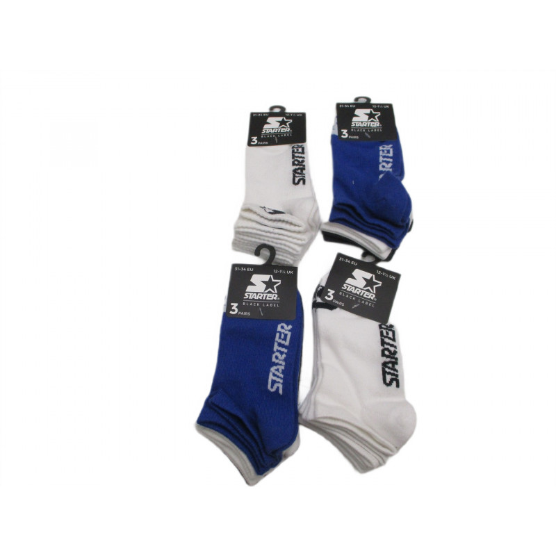 4 Pack de 3 paires de chaussettes 31-34