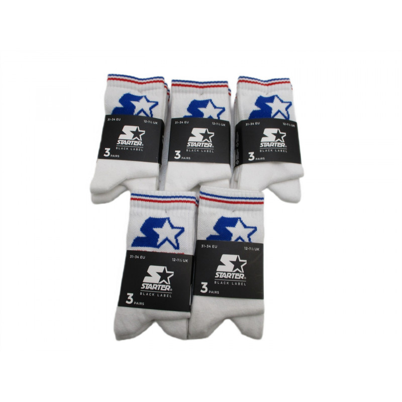 5 Pack de 3 paires de chaussettes 31-34