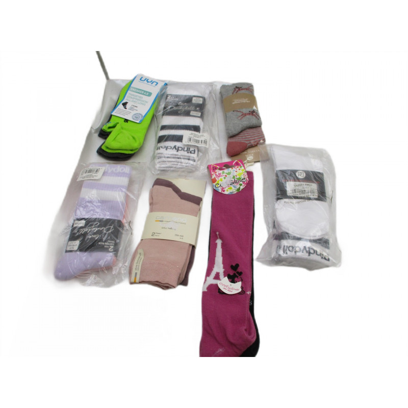 7 Pack de 2 paires de chaussettes