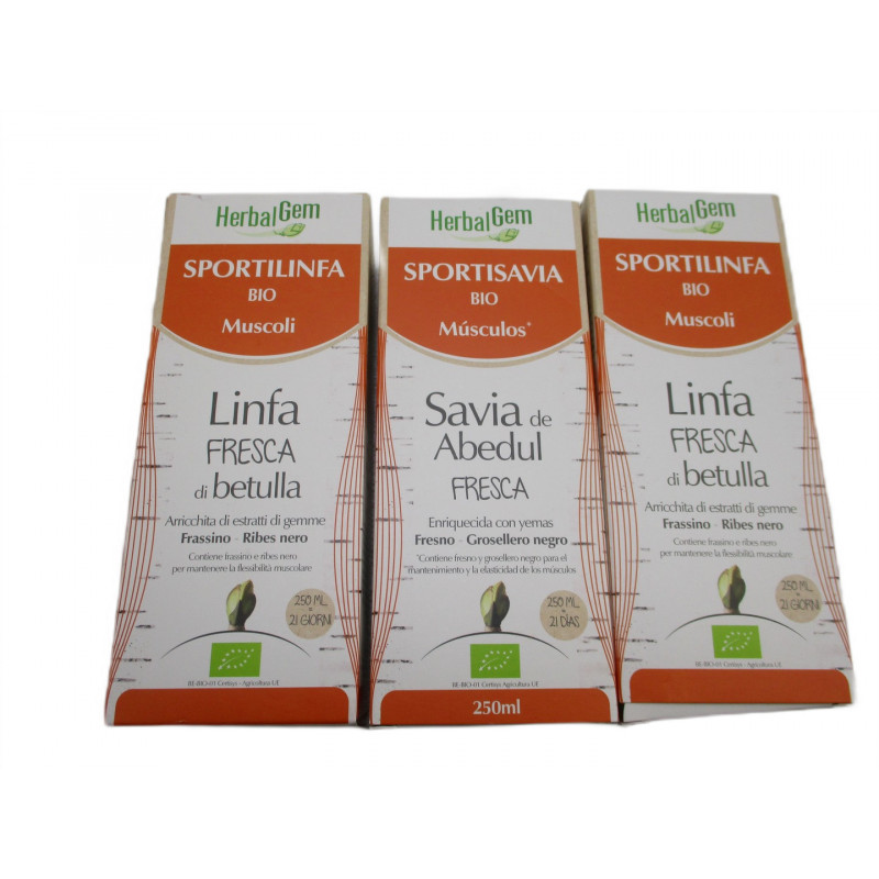3 Herbalgem Sportisavia Bio 250 ml