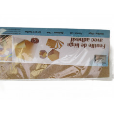 5 Feuilles de liege avec adhesif