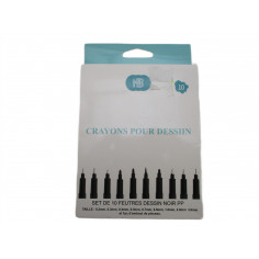 10 Feutres pour dessin