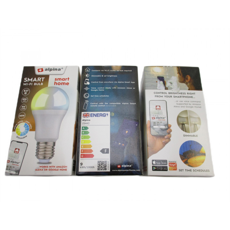 3 Ampoules connectees