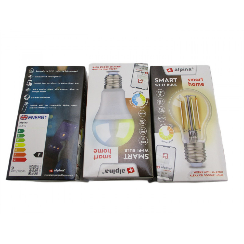 3 Ampoules connectees