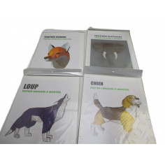 4 Papiers origami a monter