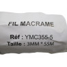 12 Fils macrame 3mm  55 m