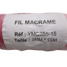 7 Fils macrame 3mm  55 m