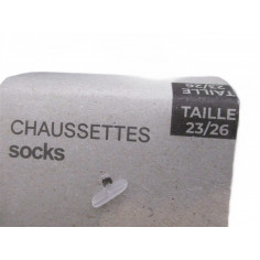 32 Pack de 2 paires de chaussettes 23-26