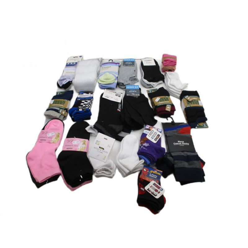 20 Pack de 3 paires de chaussettes