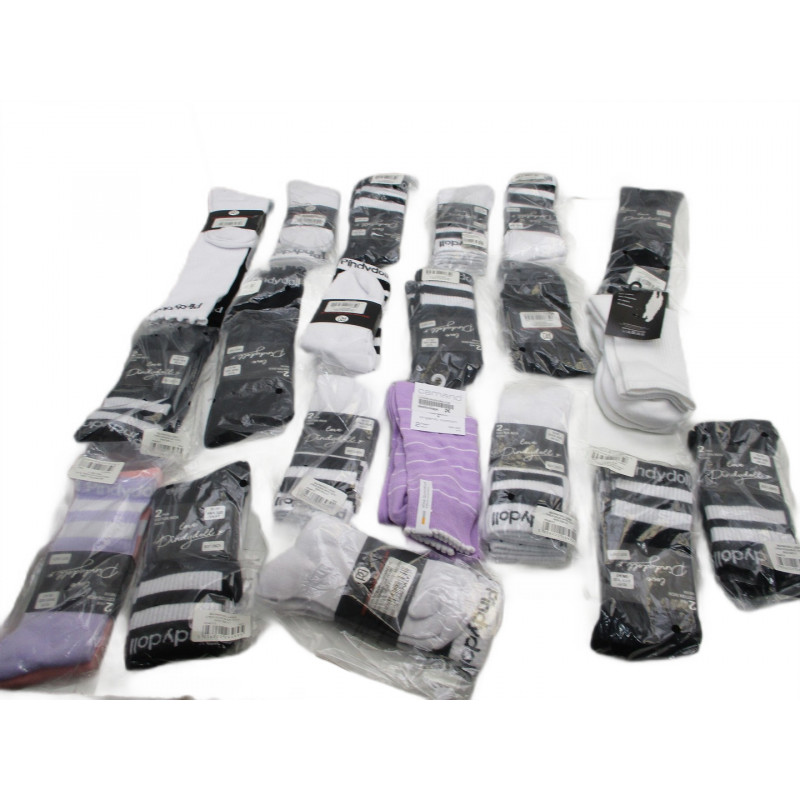 20 Pack de 2 paires de chaussettes