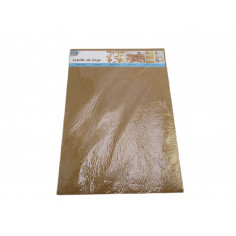 5 Sets de 5 feuilles liege...