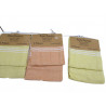 6 lots de 2 torchons 50x70