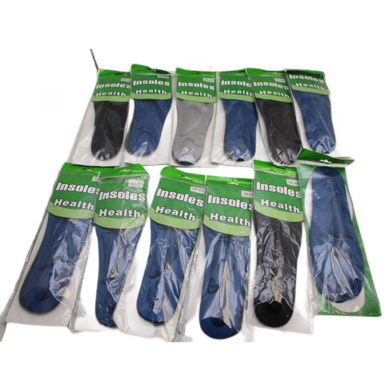 12 Packs de 2 semelles 39-44