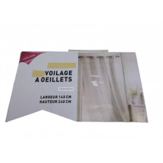 Voilage a oeillets 140x240