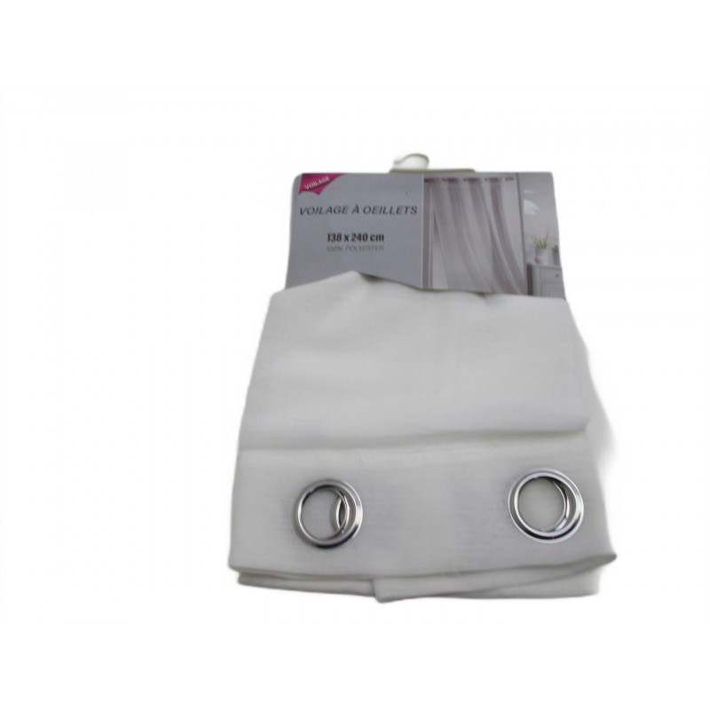 Voilage a oeillets 138x240