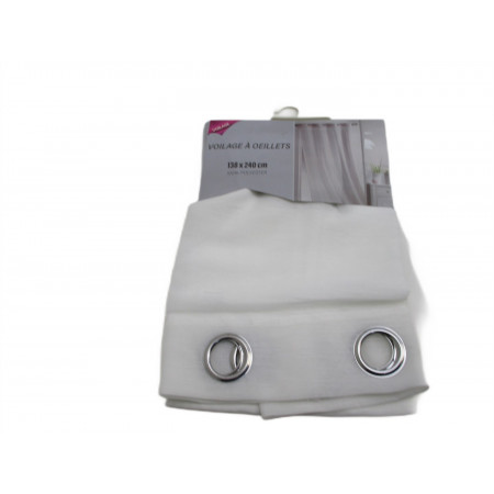 Voilage a oeillets 138x240