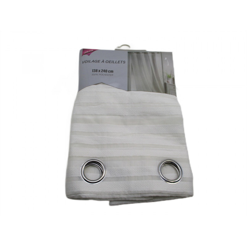 Voilage a oeillets 138x240