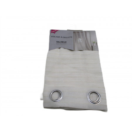 Voilage a oeillets 138x240