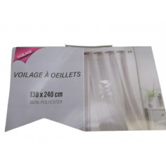 Voilage a oeillets 138x240