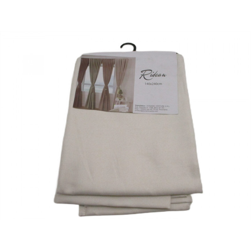 rideau avec oeillets 140x240