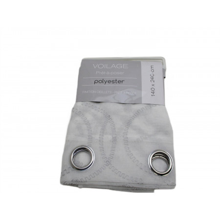 Voilage a oeillets 140x240