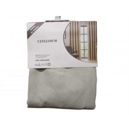 Rideau avec oeillets 135x240