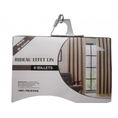 Rideau effet lin 135x240