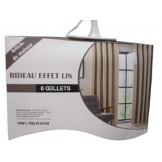 Rideau effet lin 135x240