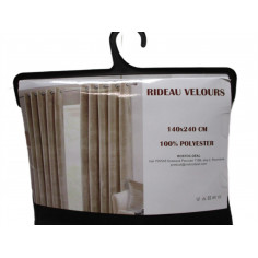Rideau velours 140x240