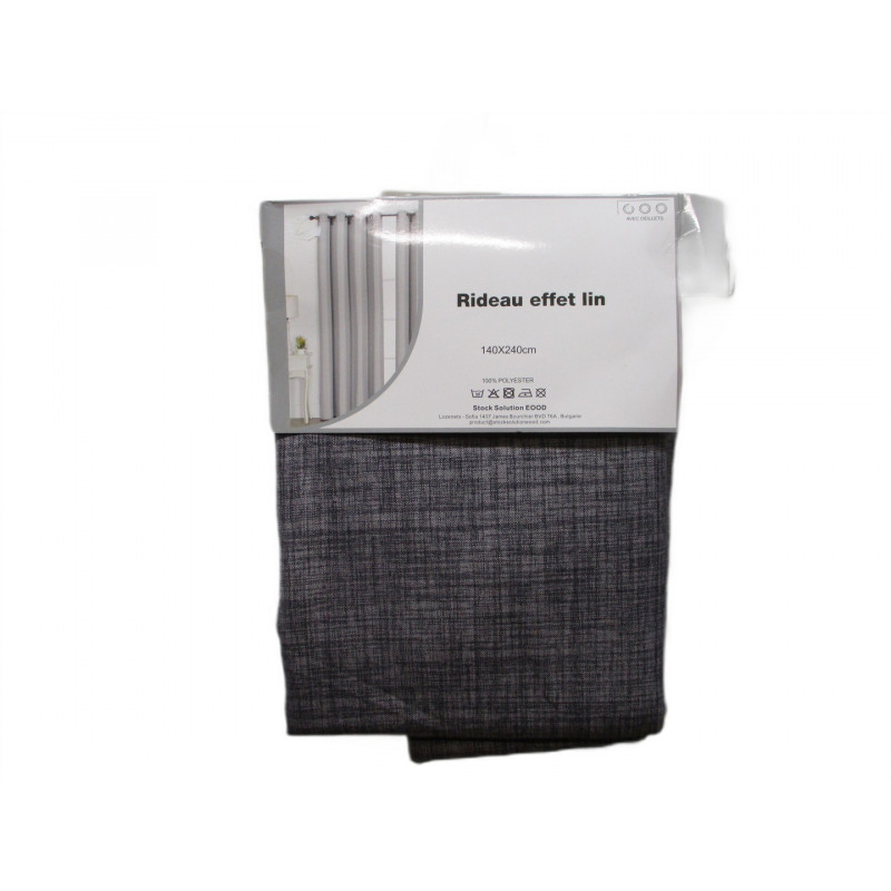 Rideau effet lin 140x240