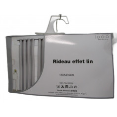 Rideau effet lin 140x240