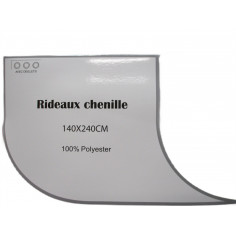 Rideau chenille 140x240