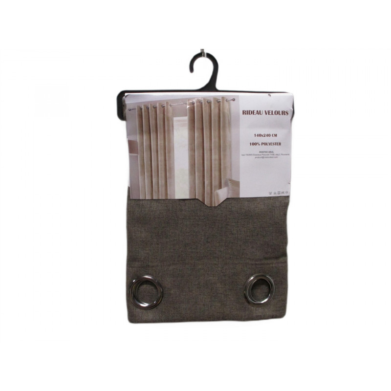 Rideau velours 140x240