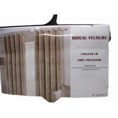 Rideau velours 140x240